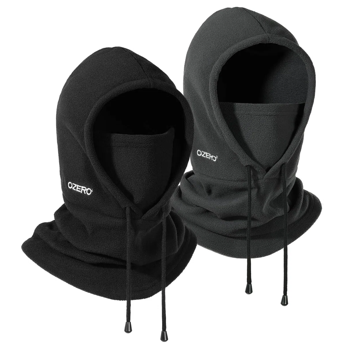 OZERO Pasamontañas: máscara de esquí con capucha de forro polar de invierno para hombres y mujeres, pasamontañas convertible, gorra, bufanda