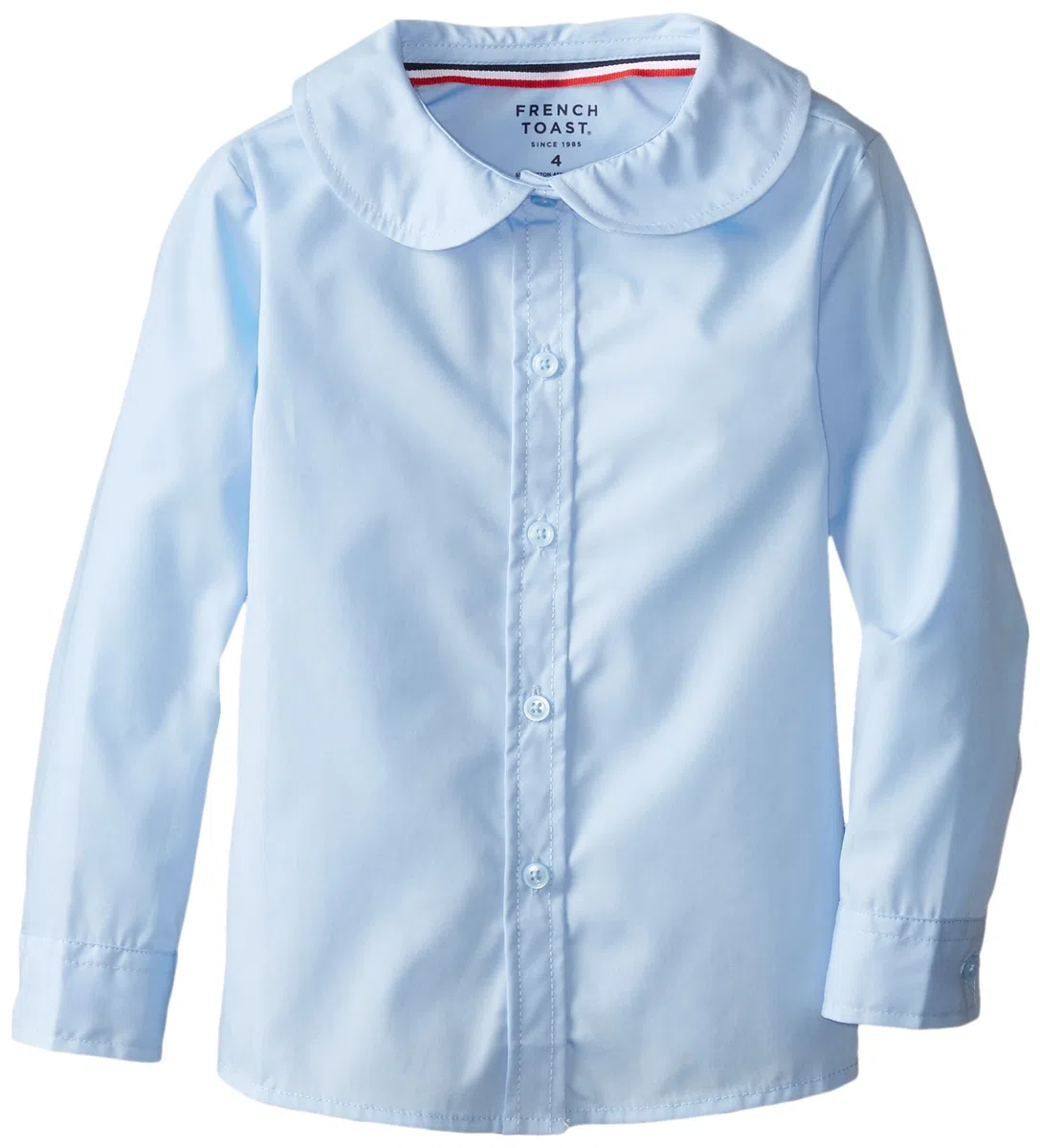 French Toast Blusa Peter Pan de Manga Larga para niña
