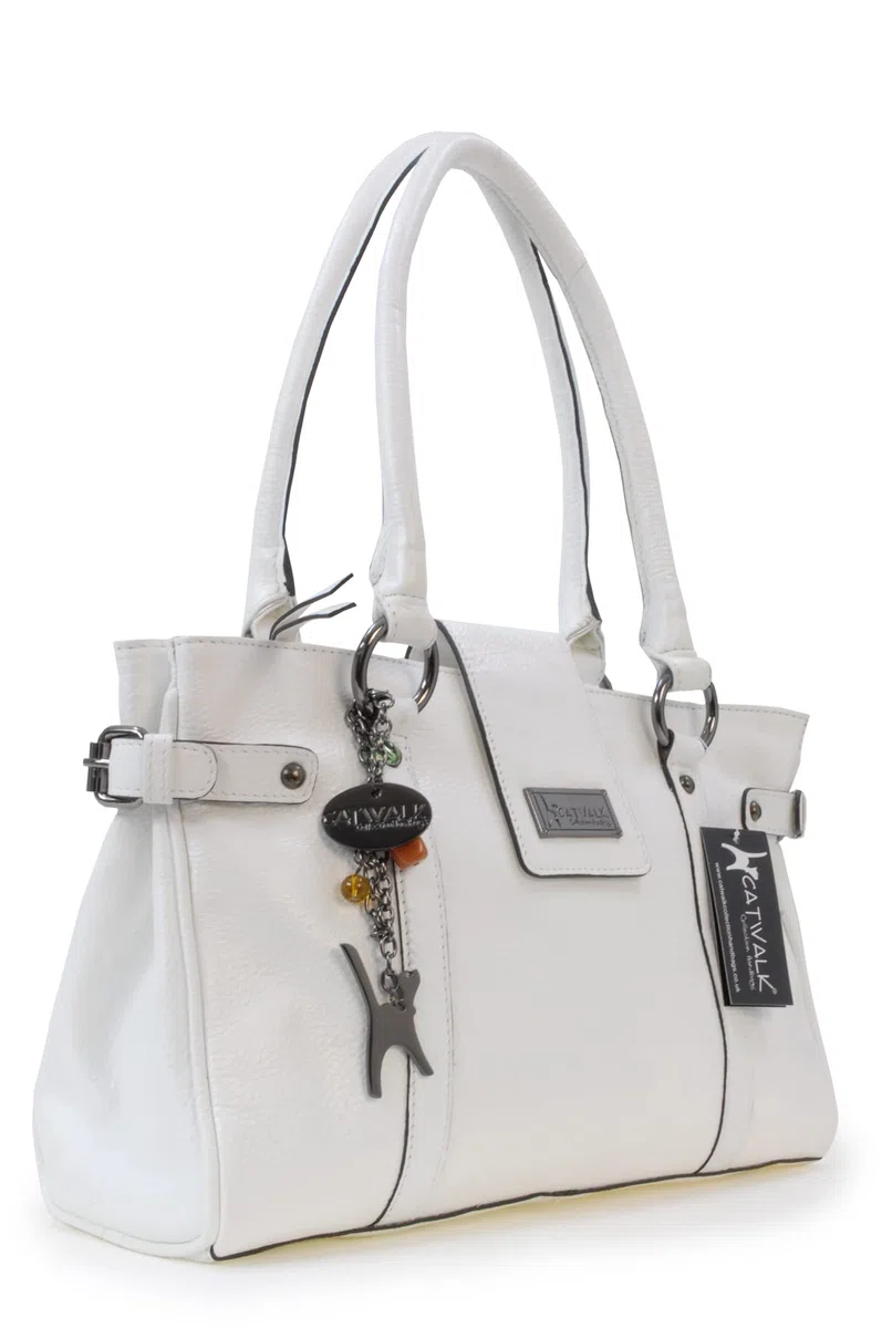 Catwalk Collection Handbags - Bolso de cuero para mujer