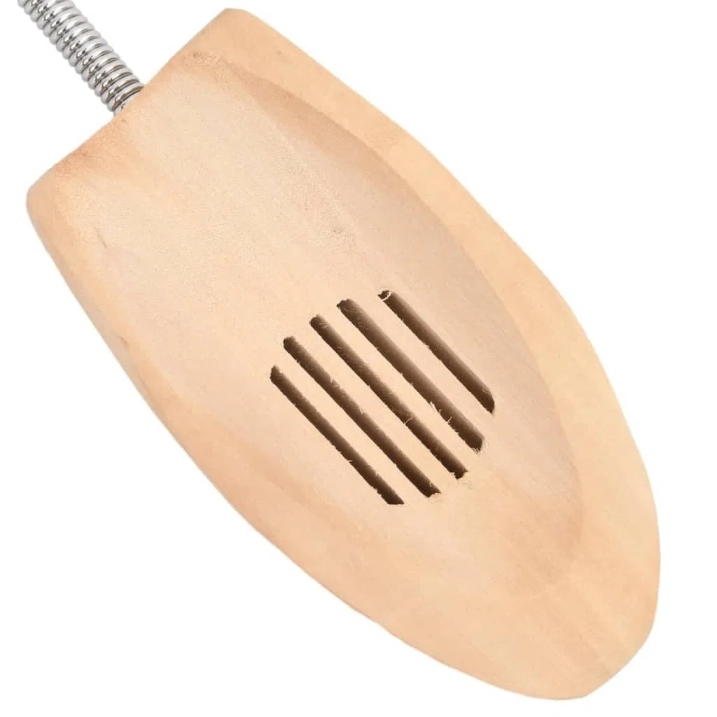 Horma de zapatos de madera maciza Lotus, par 35-38, ajustable, para el cuidado de la forma y almacenamiento sin arrugas, con absorción de humedad y agradable aroma