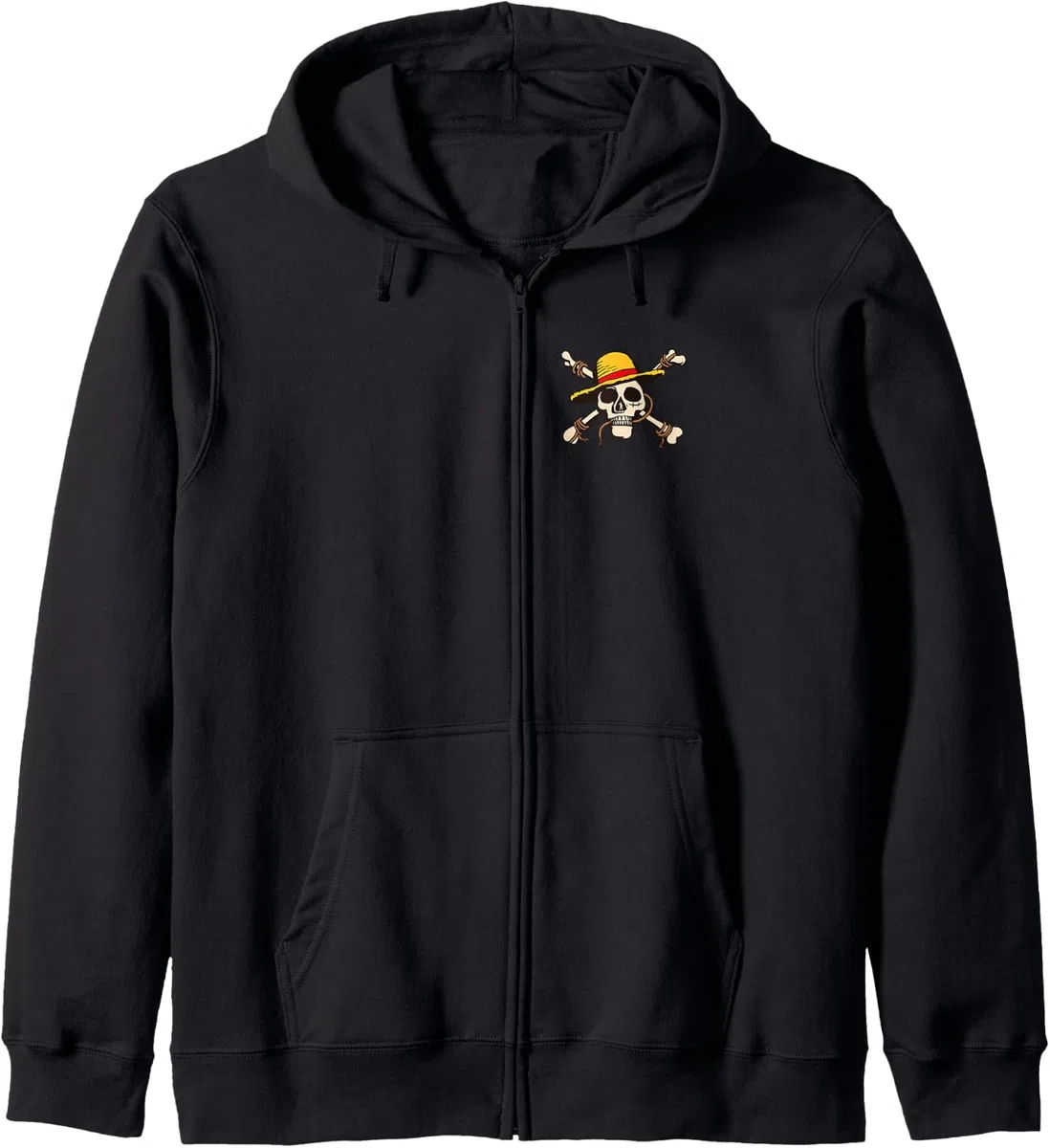 One Piece Stacked Logos Front Back Sudadera con Capucha