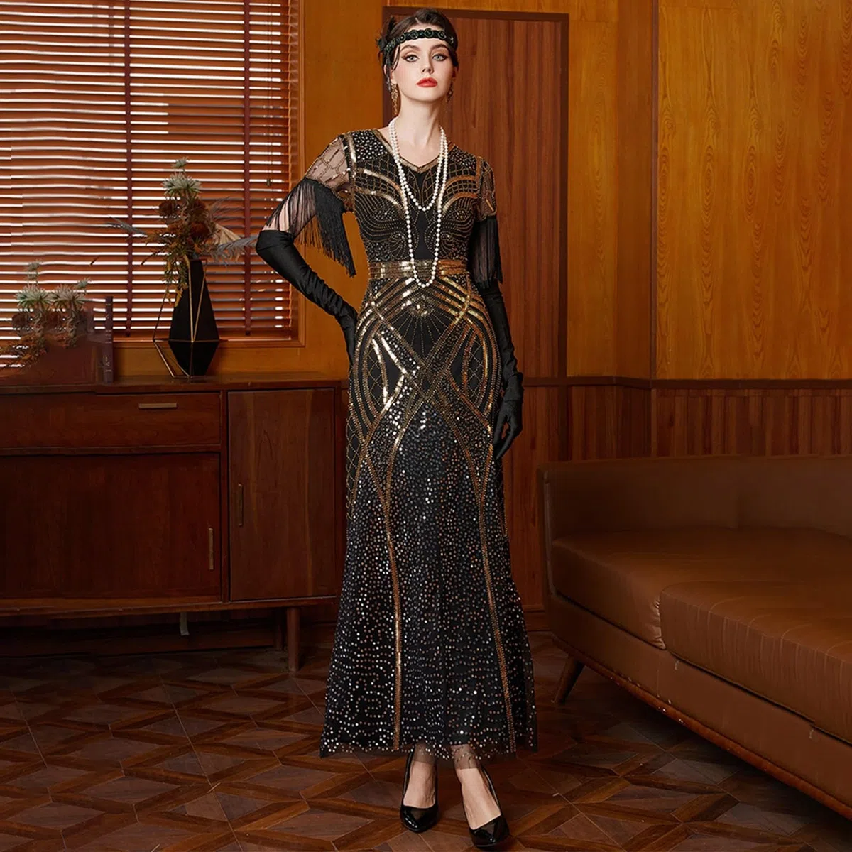Vestido Mujer Elegante Fiesta Vestidos Tallas Grandes Trajes Largos Manga Larga De Ropa Nochevieja Primavera Boda Invitada Invierno Elegantes Otoño
