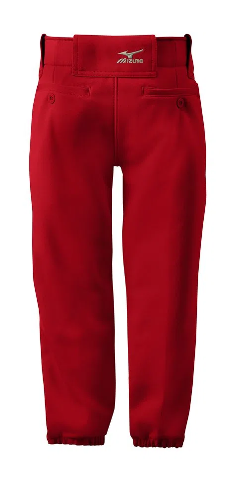 Mizuno Pantalón de sófbol de Tiro bajo con cinturón para Mujer Adulta