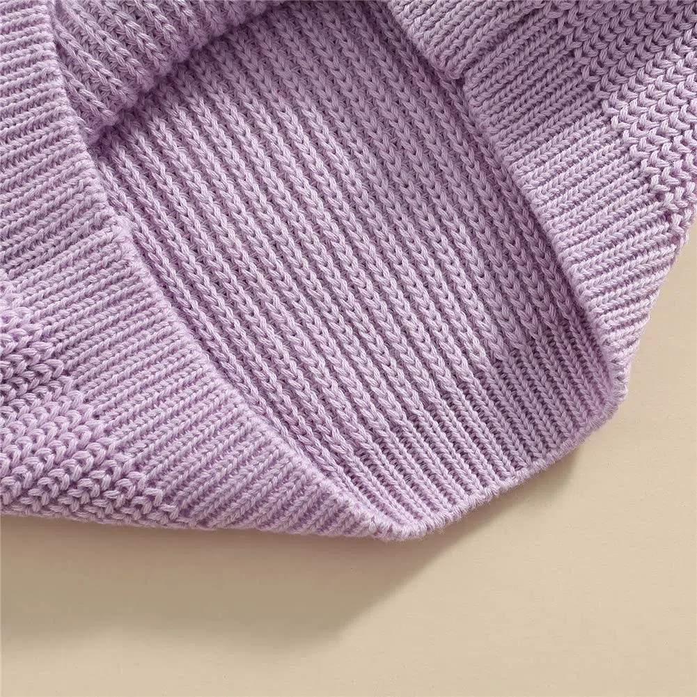 Afunbaby Suéter de punto para bebé niña y niño, sudadera cálida con cuello redondo y manga larga para bebés y niños pequeños
