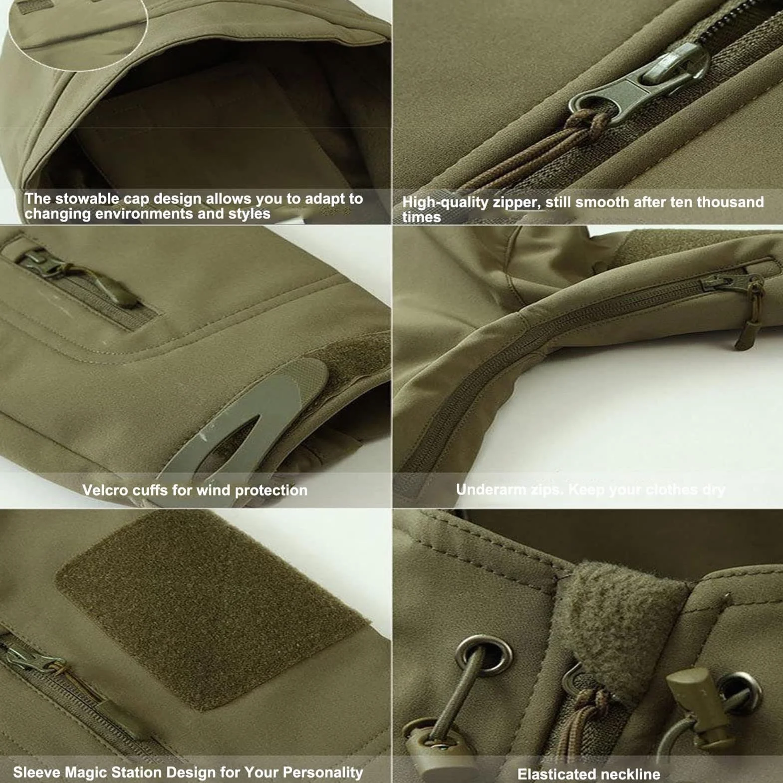 Conjunto de chaqueta y pantalón táctico para hombre, uniforme militar de camuflaje impermeable, traje militar de combate militar para actividades al aire libre