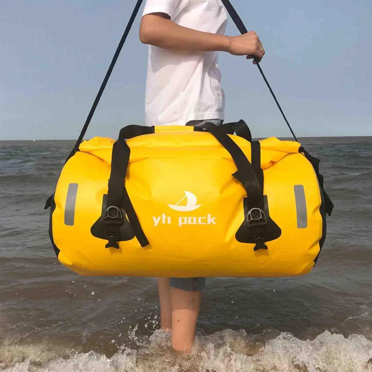 Bolsas secas a Prueba de Agua - Bolsas de Viaje Plegables de Gran | Capacidad - Adecuado para Kayak, Rafting, canotaje, Pesca, Camping, 40L, 60L, 80L