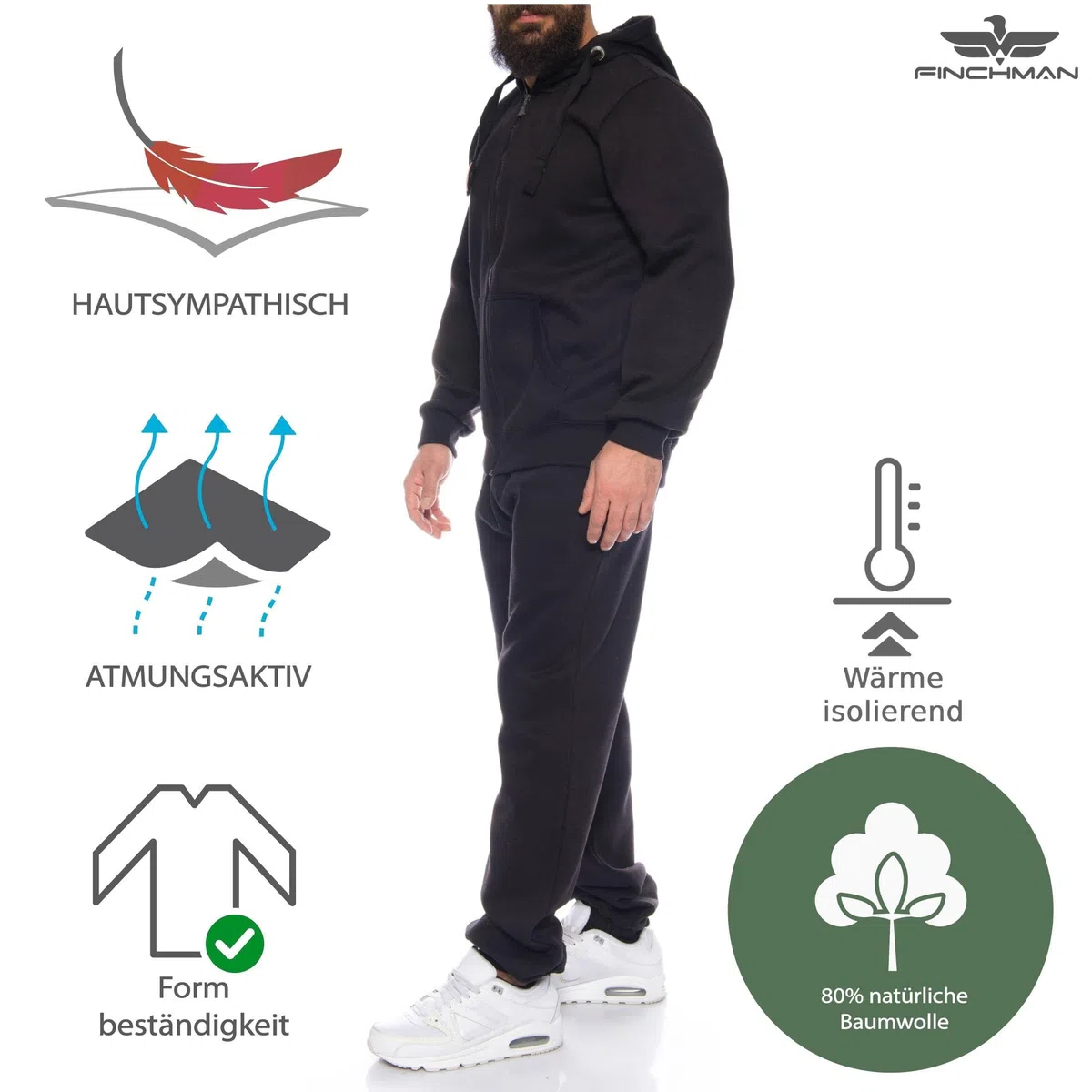 Finchman Finchsuit 1 Herren Jogging Anzug Trainingsanzug Sportanzug FMJS135