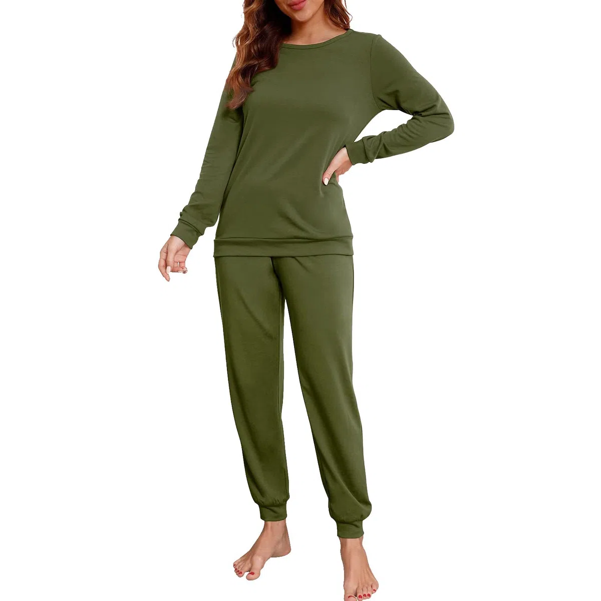 Conjunto de pijama de algodón para mujer, conjunto de pijama para mujer y verano de algodón impreso, Sleepwear Home And Casual, Sleepwear Tejido gofrado suave, ropa cómoda y fácil de llevar, ropa