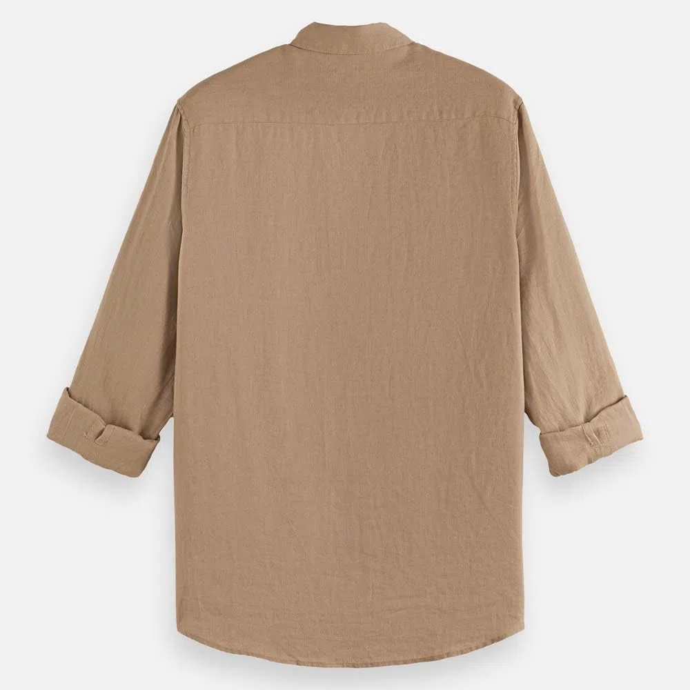 Scotch & Soda Linen LS Shirt Camisa Hombre