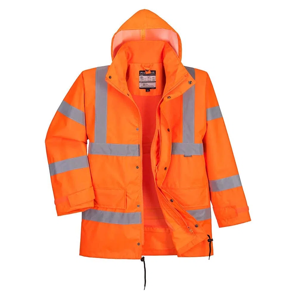 Portwest Rt63 Interactive Chaqueta de alta visibilidad, impermeable y transpirable Ropa